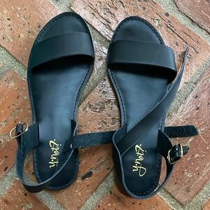 Black sandals